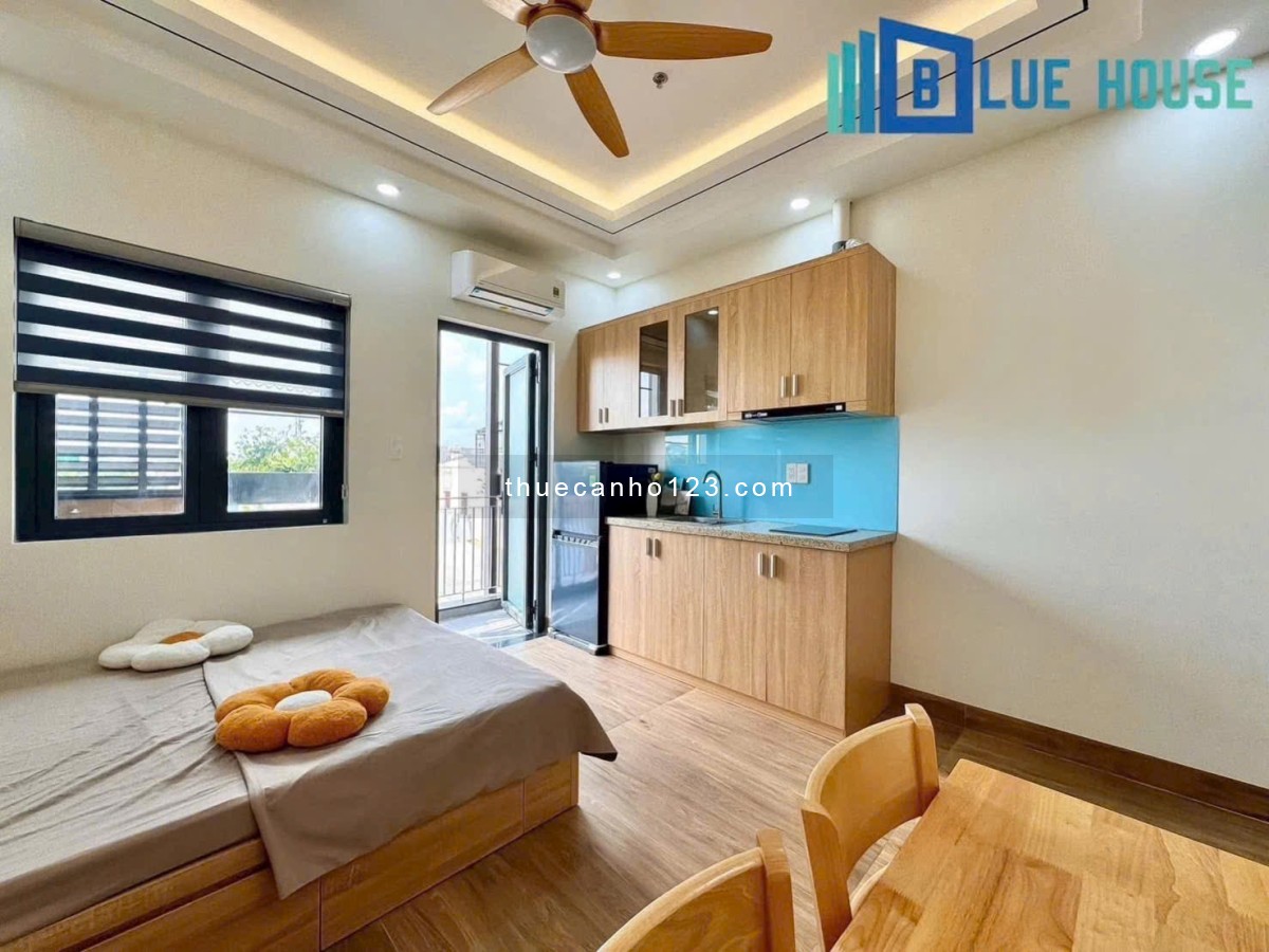 Studio tòa lớn thang máy - Giặt riêng - Full nội thất