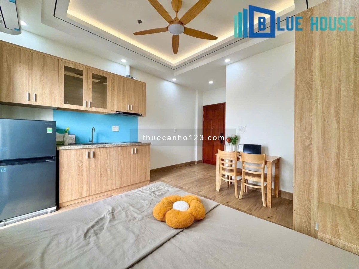 Studio tòa lớn thang máy - Giặt riêng - Full nội thất