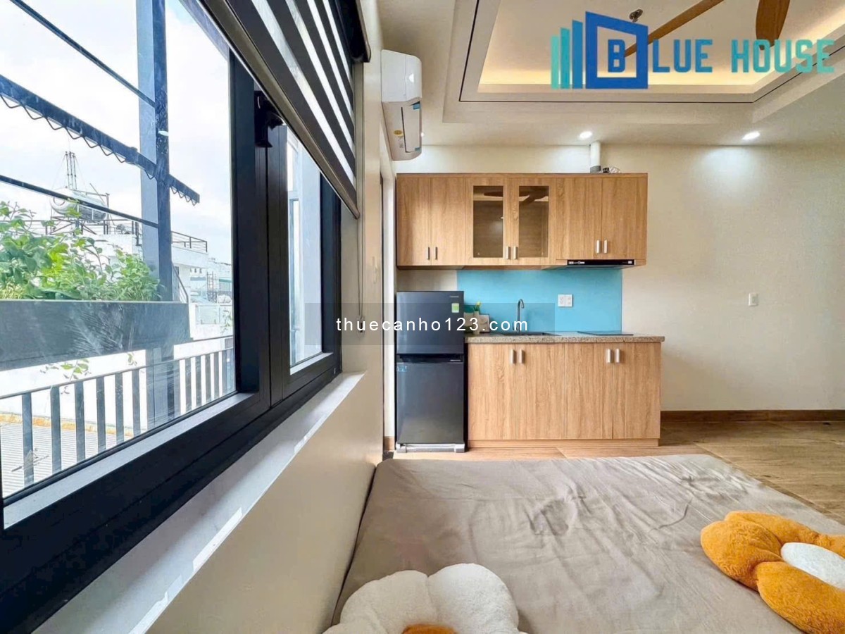 Studio tòa lớn thang máy - Giặt riêng - Full nội thất