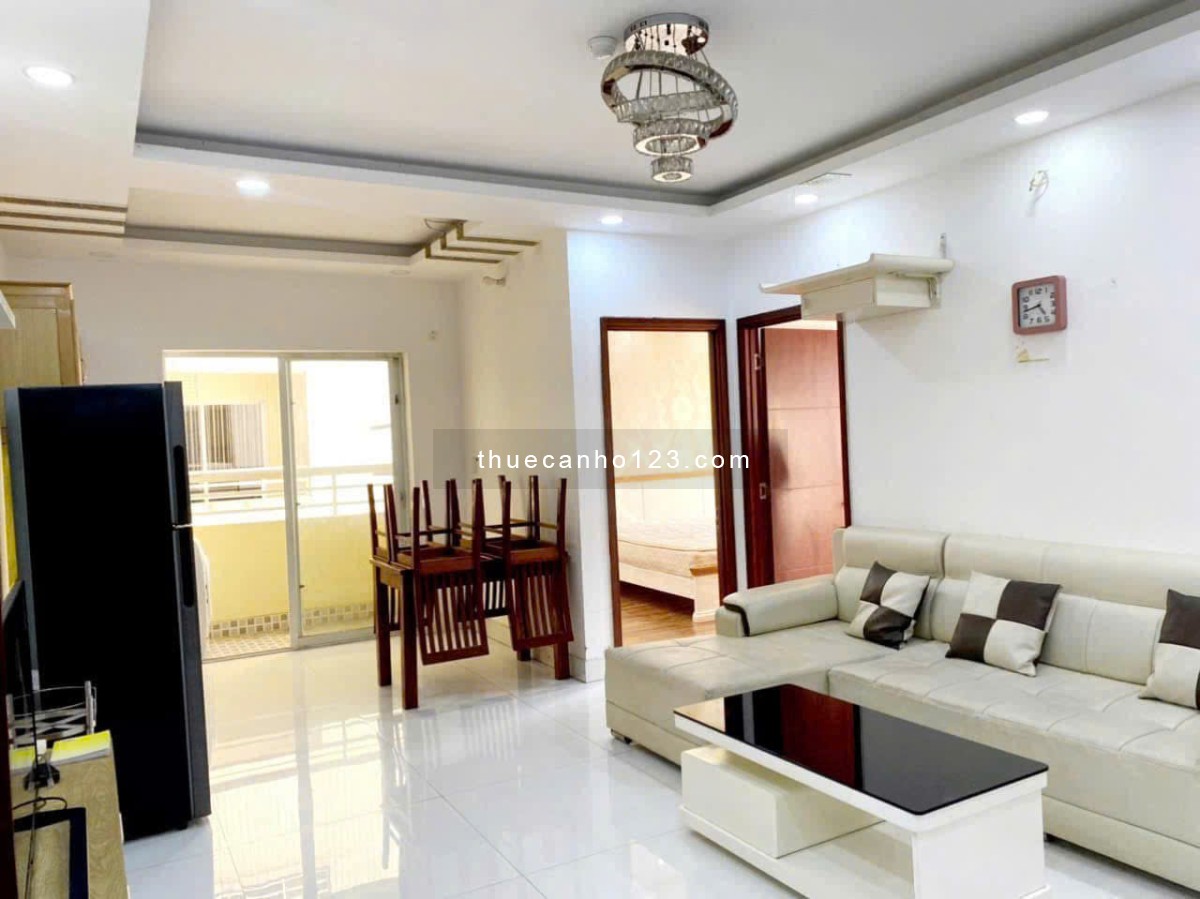 Chung cư Hà Đô, Nguyễn Văn Công, GV: 75m2, 2p ngủ, full nt, 12tr5