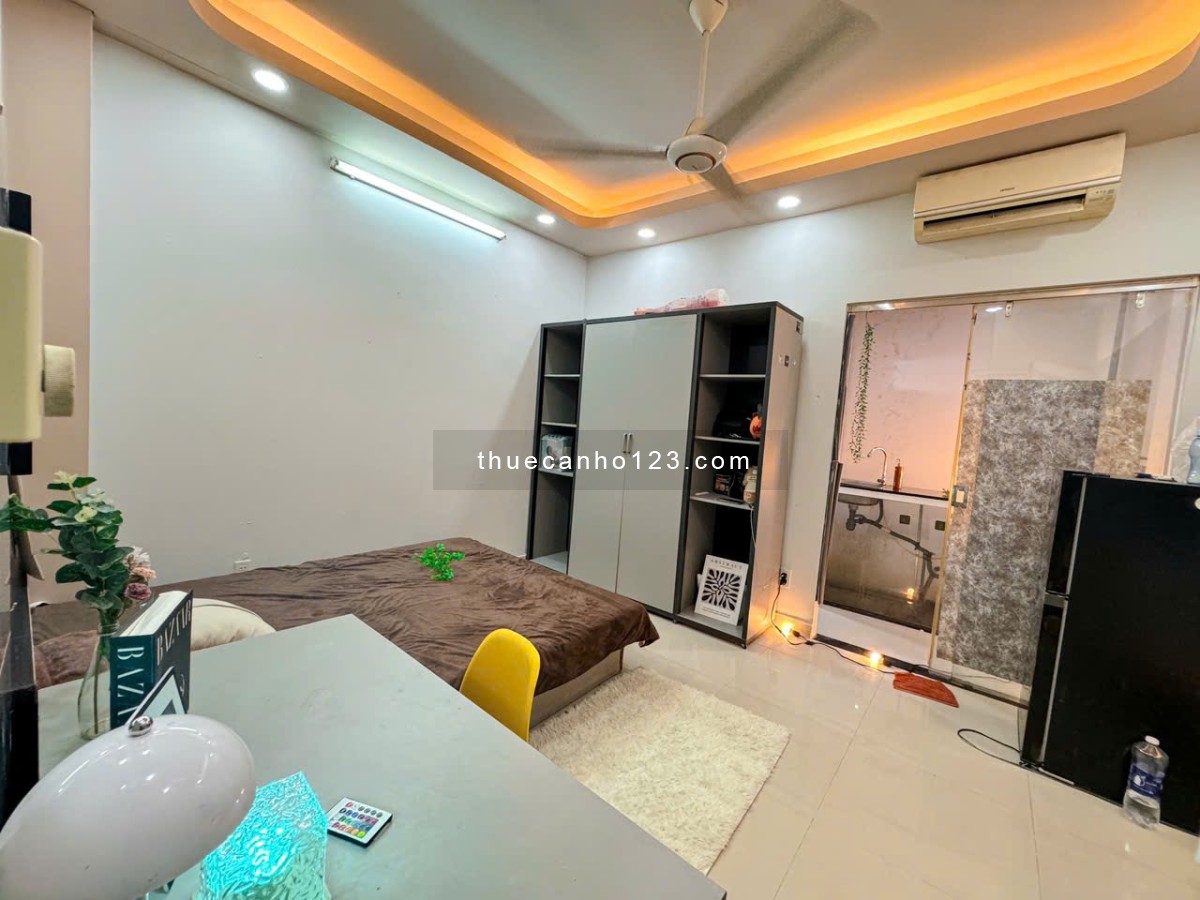 Phòng Studio Nguyễn Đình Khơi – Full Nội Thất, Giếng Trời Thoáng Mát Có Máy Nước Nóng