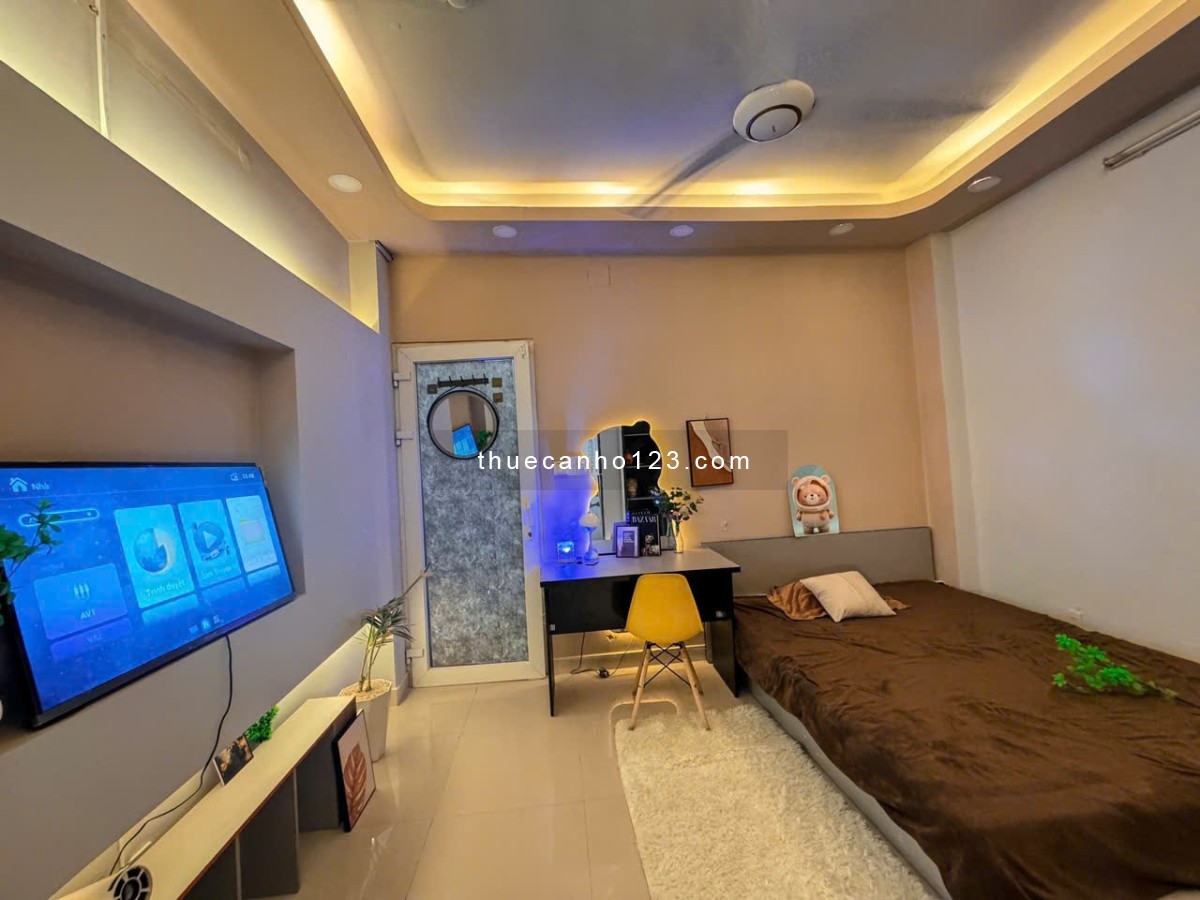 Phòng Studio Nguyễn Đình Khơi – Full Nội Thất, Giếng Trời Thoáng Mát Có Máy Nước Nóng