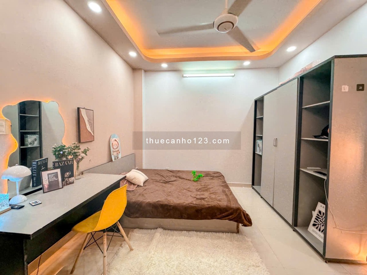 Phòng Studio Nguyễn Đình Khơi – Full Nội Thất, Giếng Trời Thoáng Mát Có Máy Nước Nóng