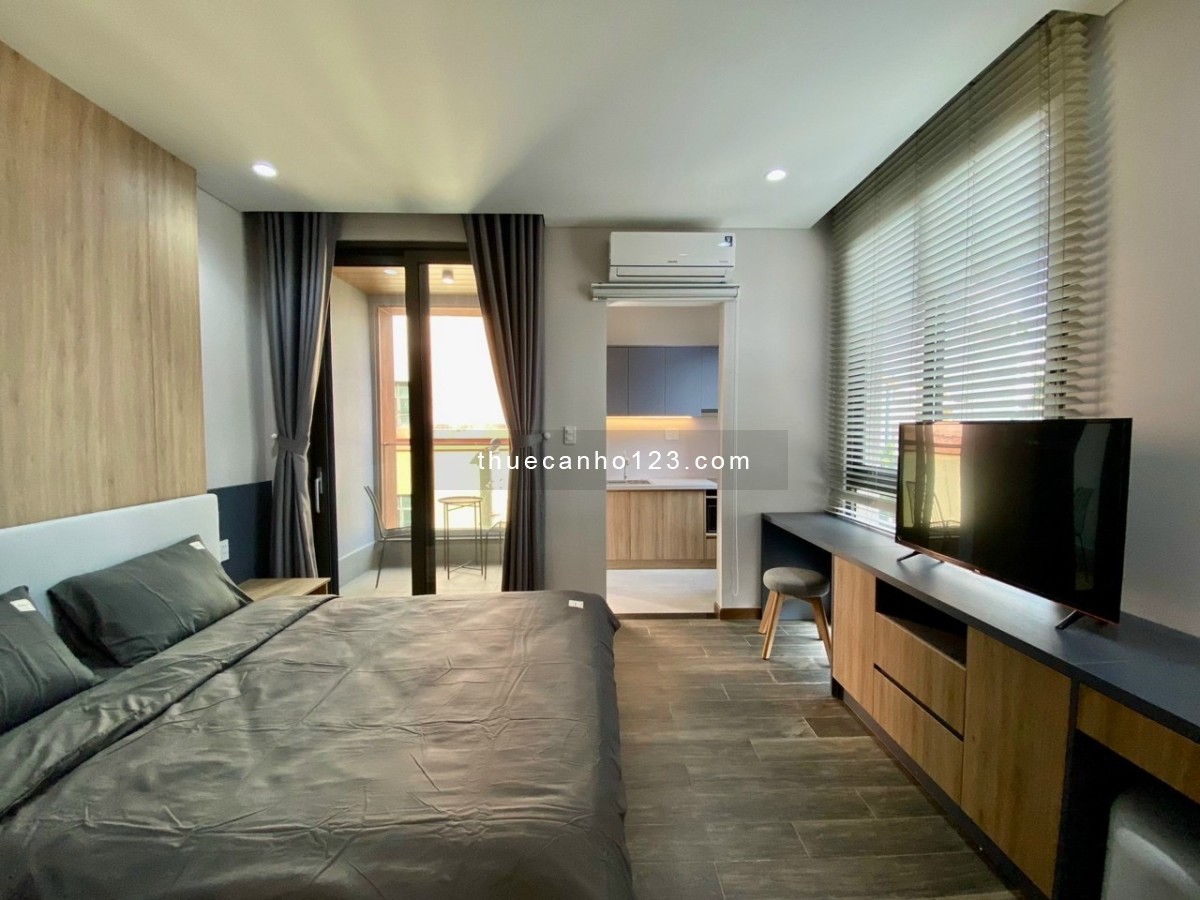 Căn hộ 1 phòng ngủ_studio_ban công_giặt riêng_y hình_45m2_Hồ Con Rùa_VX Dân Chủ_Tòa Viettel_LIM3
