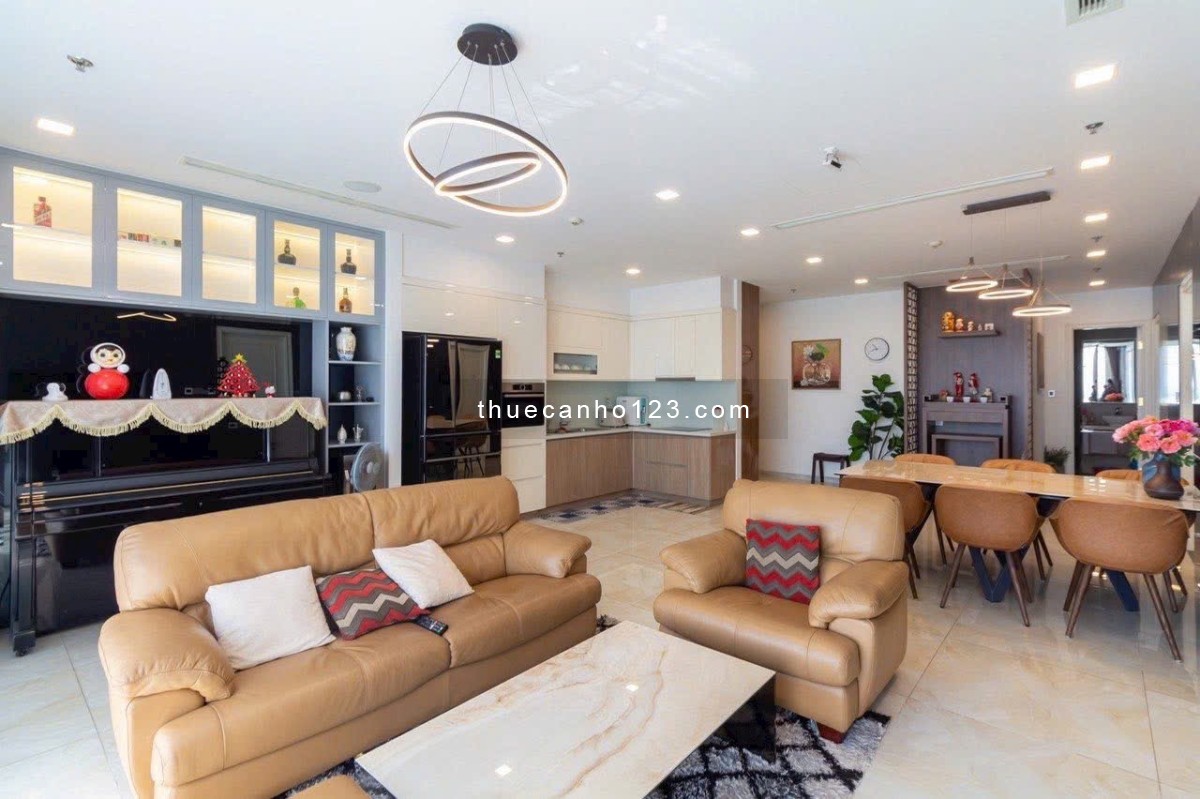 Giá tốt cho thuê căn 3PN cao cấp View sông pháo hoa- 118m2 - Vinhomes Bason Quận 1