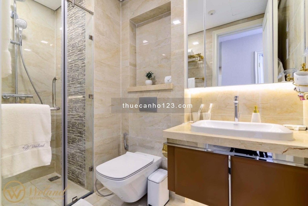 Căn hộ 1PN Vinhomes Golden River Bason Q1 view thoáng full nội thất đẹp cho thuê