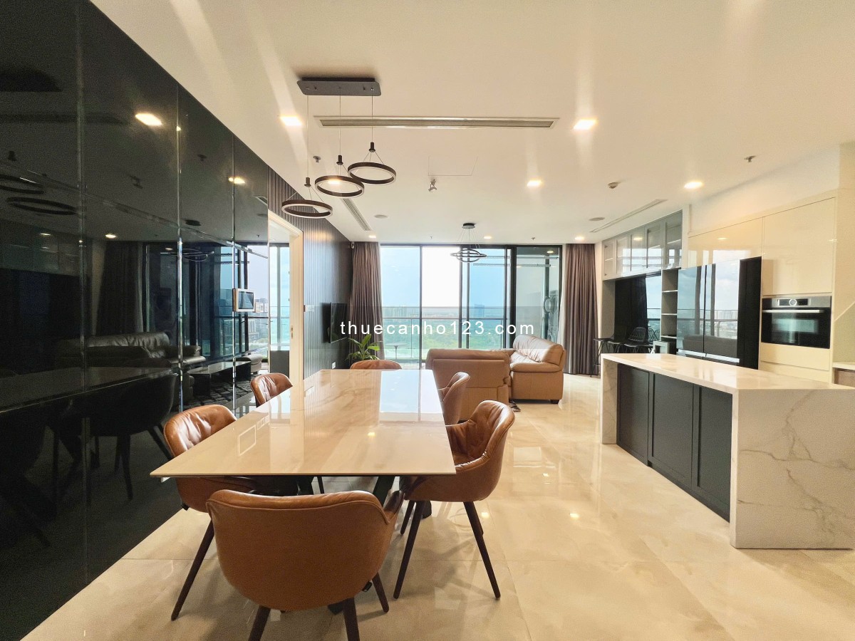 Giá tốt cho thuê căn 3PN cao cấp View sông pháo hoa- 118m2 - Vinhomes Bason Quận 1
