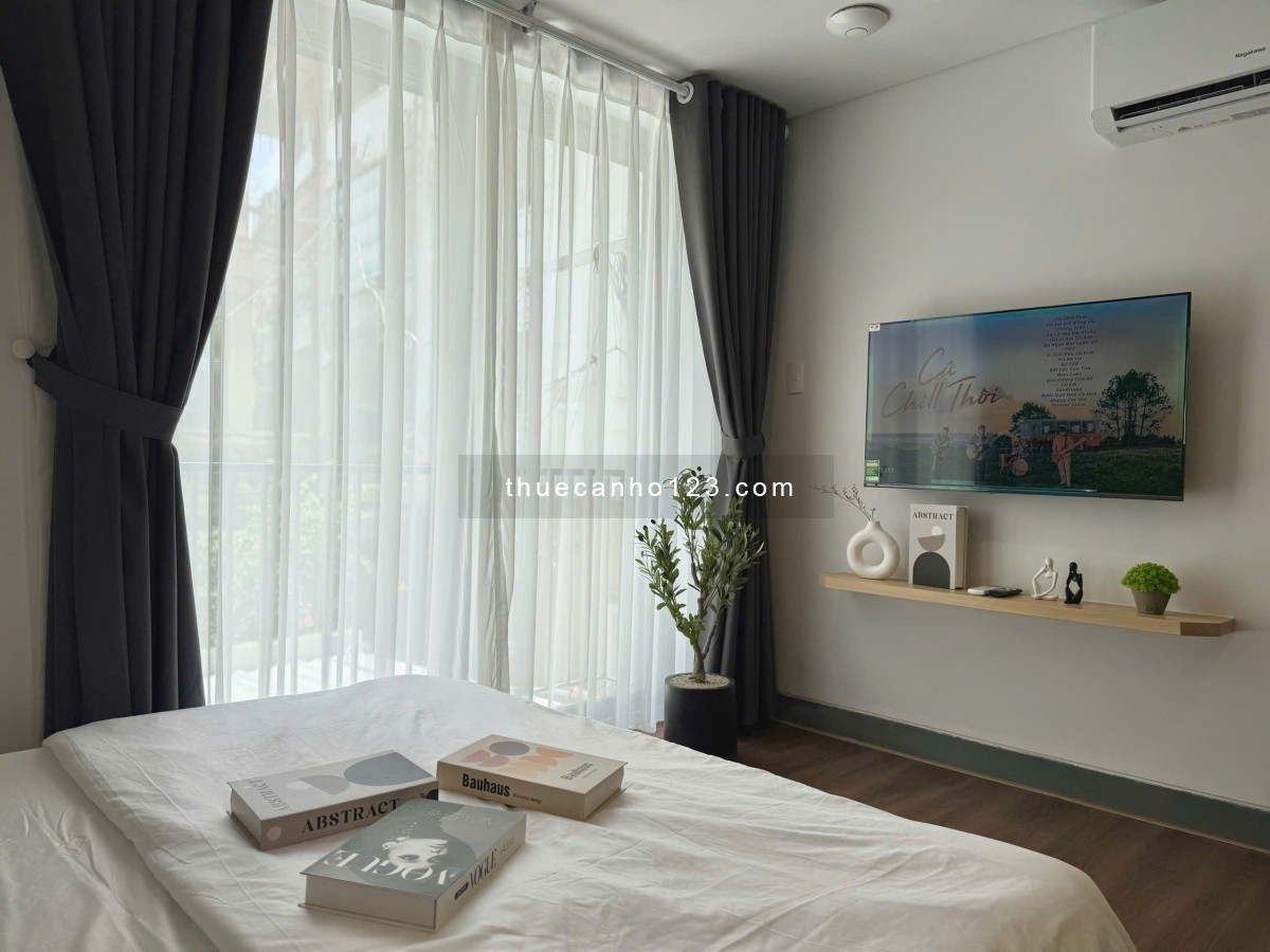 Cho thuê căn hộ 1 phòng ngủ, full nội thất, Quận 3 – Gần chợ Tân Định, hồ Con Rùa