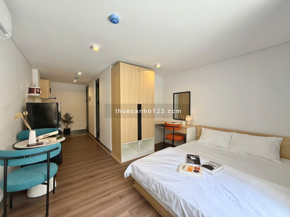 Cho thuê căn hộ 1 phòng ngủ, full nội thất, Quận 3 – Gần chợ Tân Định, hồ Con Rùa