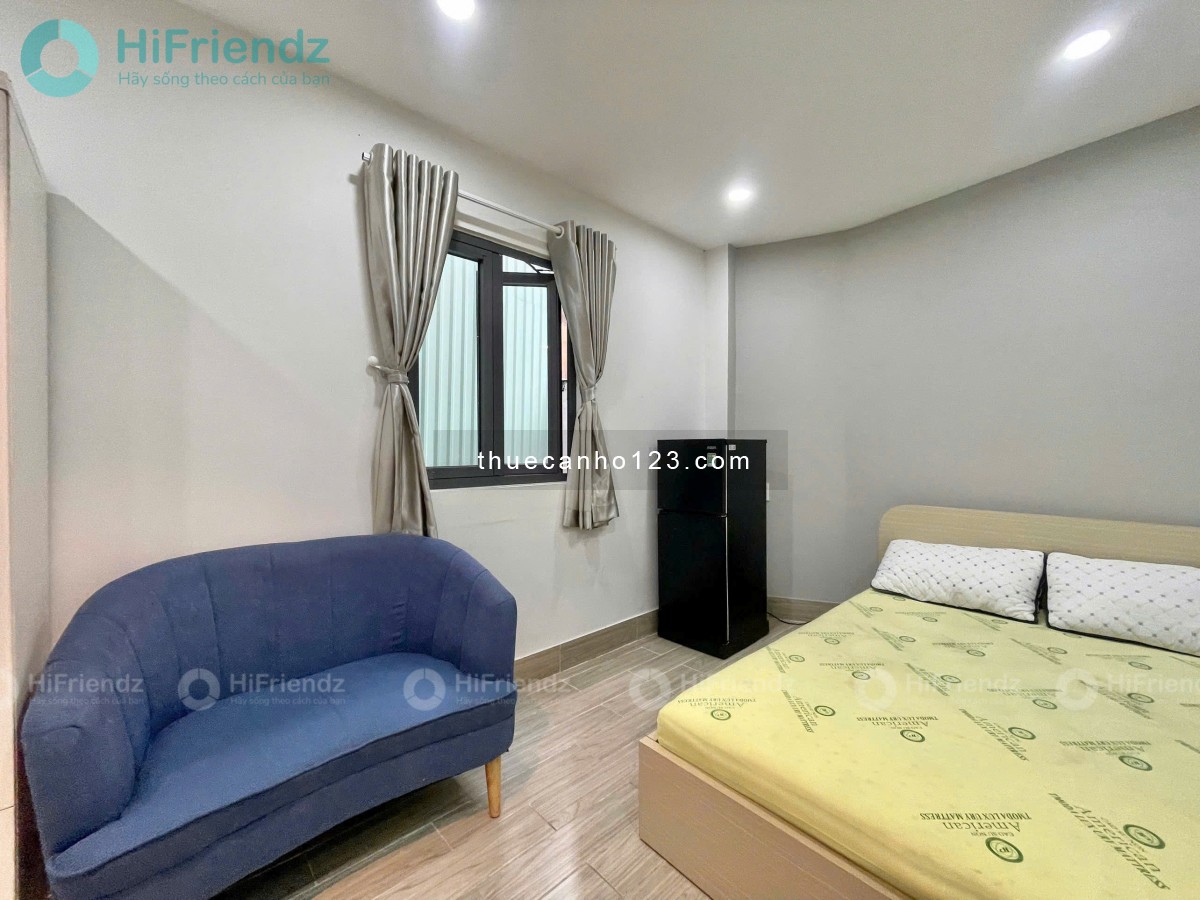 Phòng studio full nội thất, có cửa sổ, gần đường Hoàng Văn Thụ và sân bay