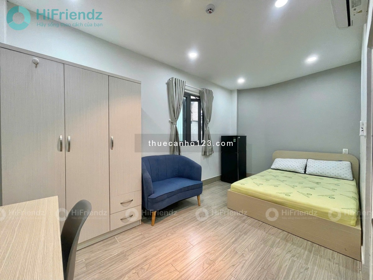 Phòng studio full nội thất, có cửa sổ, gần đường Hoàng Văn Thụ và sân bay