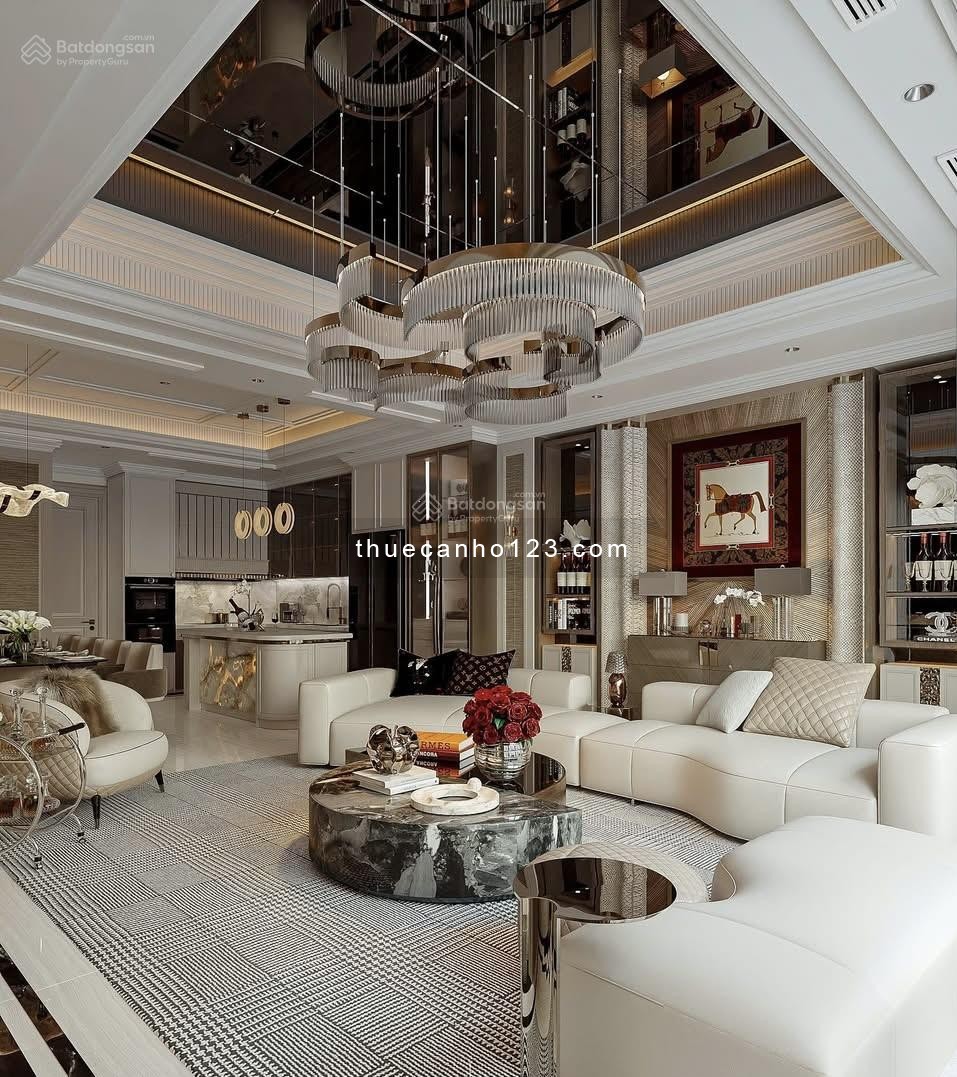 Cần cho thuê căn hộ 3PN The Opera Residence 145m2 nội thất nhập khẩu Châu Âu view sông giá tốt nhất