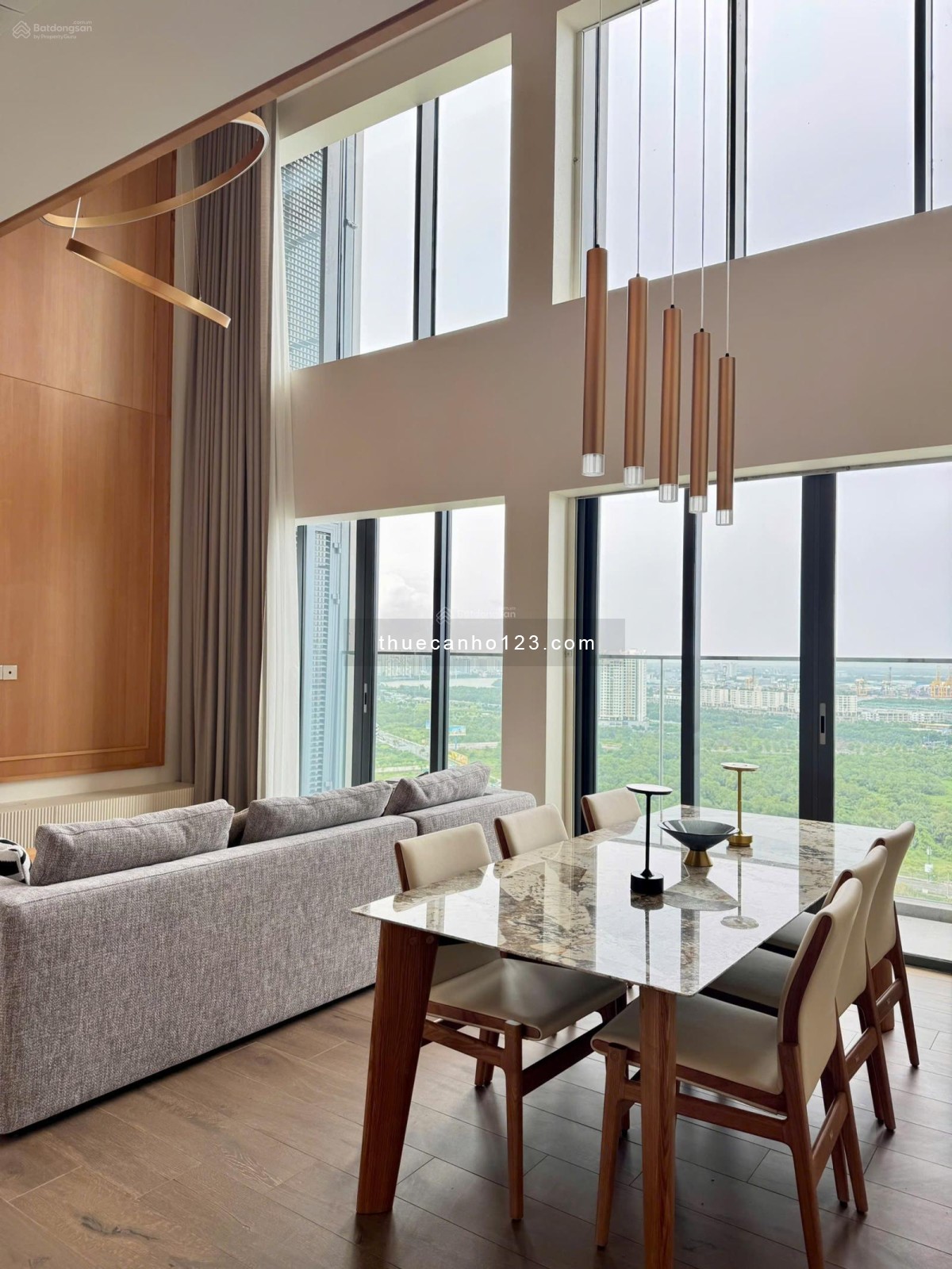 Crest Metropole Thủ Thiêm cho thuê căn duplex 3 phòng ngủ