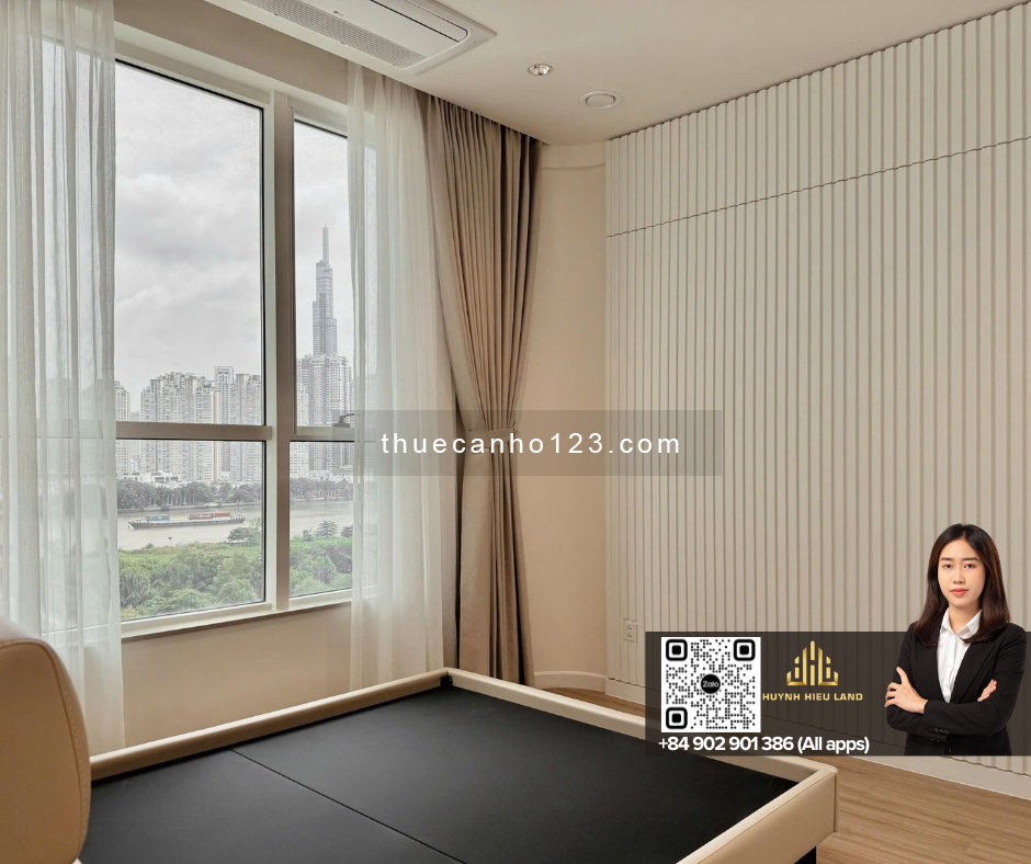 Zeit River Thủ Thiêm cho thuê căn hộ 1PN full nội thất, tầng cao view đẹp - Xem nhà tiện