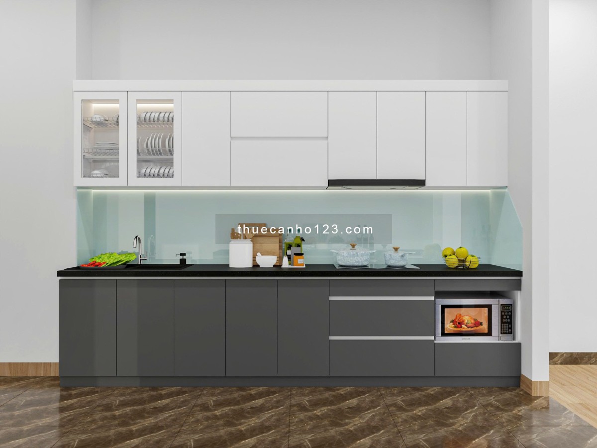 Cho thuê chung cư Wisteria Hoài Đức – Căn 3PN 138m², full nội thất cơ bản, giá 14tr