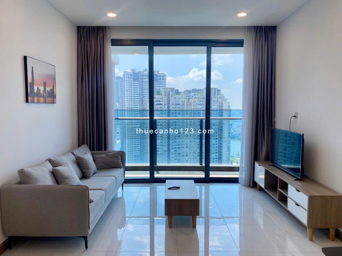 Cho thuê Sunwal Pearl 2 phòng ngủ view sông.