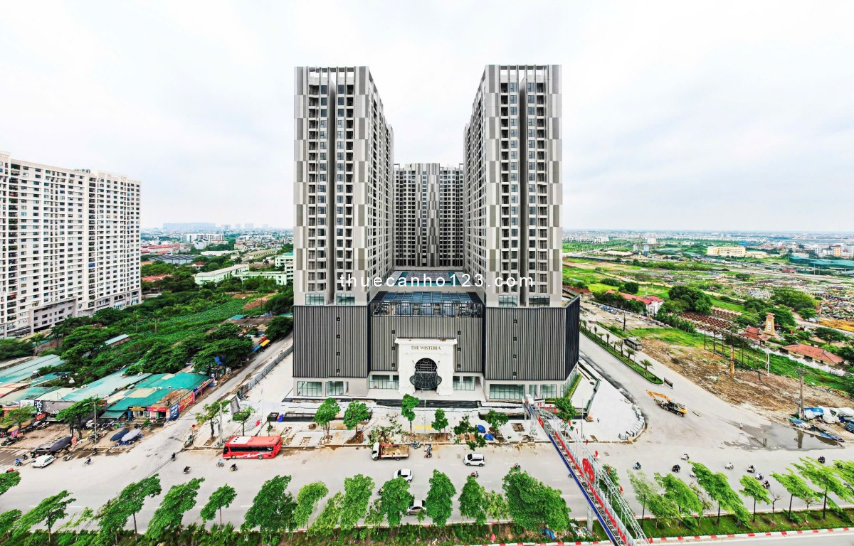 Cho thuê chung cư Wisteria Hoài Đức – Căn 3PN 138m², full nội thất cơ bản, giá 14tr