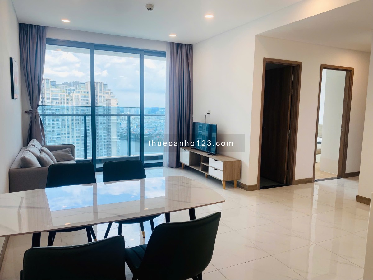 Cho thuê Sunwal Pearl 2 phòng ngủ view sông.