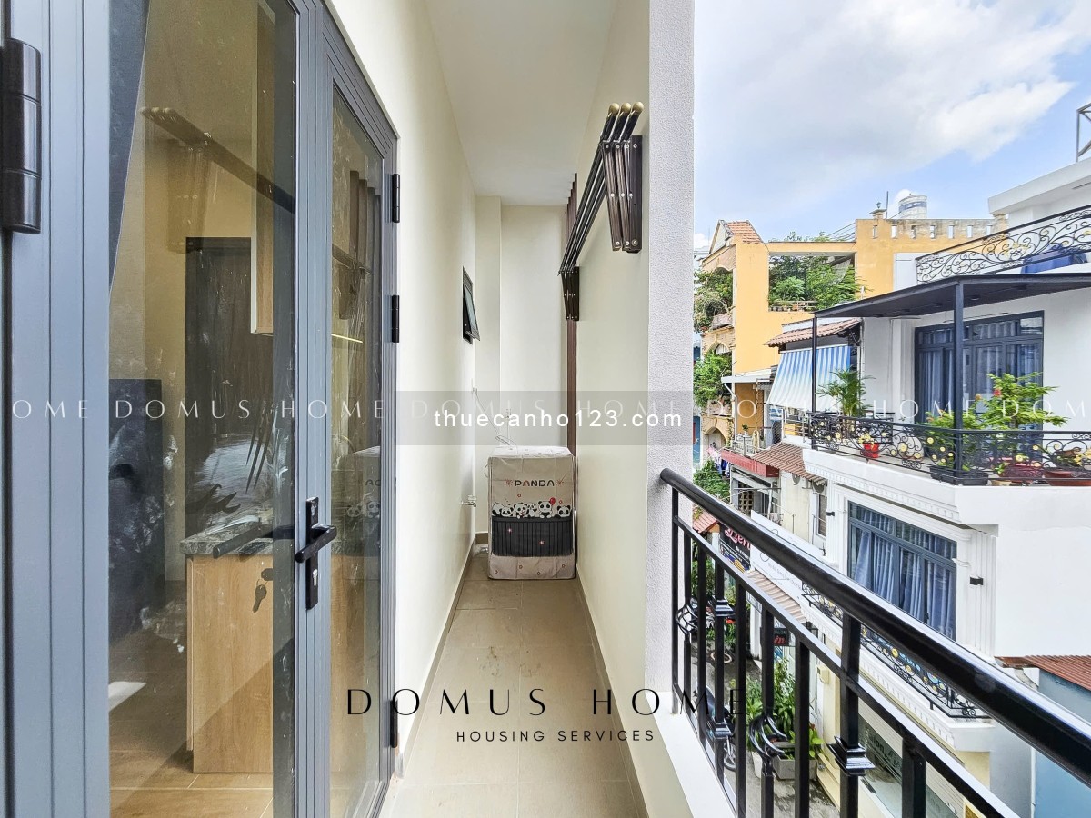 Cho thuê studio ban công - gần ngay cầu chữ Y, cầu Nguyễn Văn Cừ, cầu Rạch Ông,...