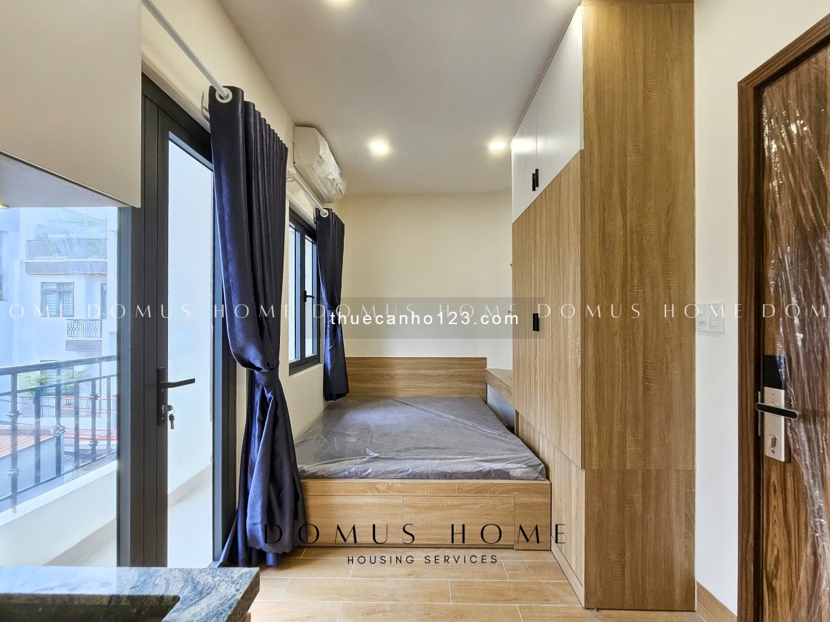 Cho thuê studio ban công - gần ngay cầu chữ Y, cầu Nguyễn Văn Cừ, cầu Rạch Ông,...