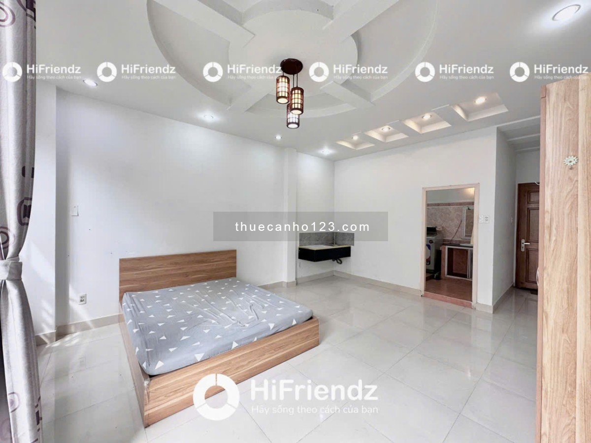 Cho thuê căn hộ tại Thống Nhất, 5,5 triệu, 45m2 gần đại học Văn Hiến, Công Thương rộng full nội thất