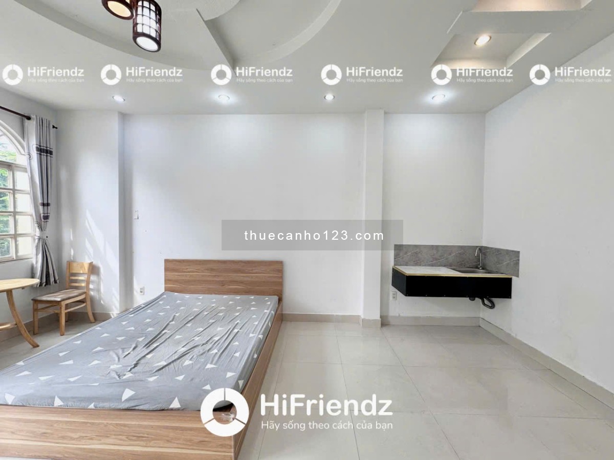 Cho thuê căn hộ tại Thống Nhất, 5,5 triệu, 45m2 gần đại học Văn Hiến, Công Thương rộng full nội thất