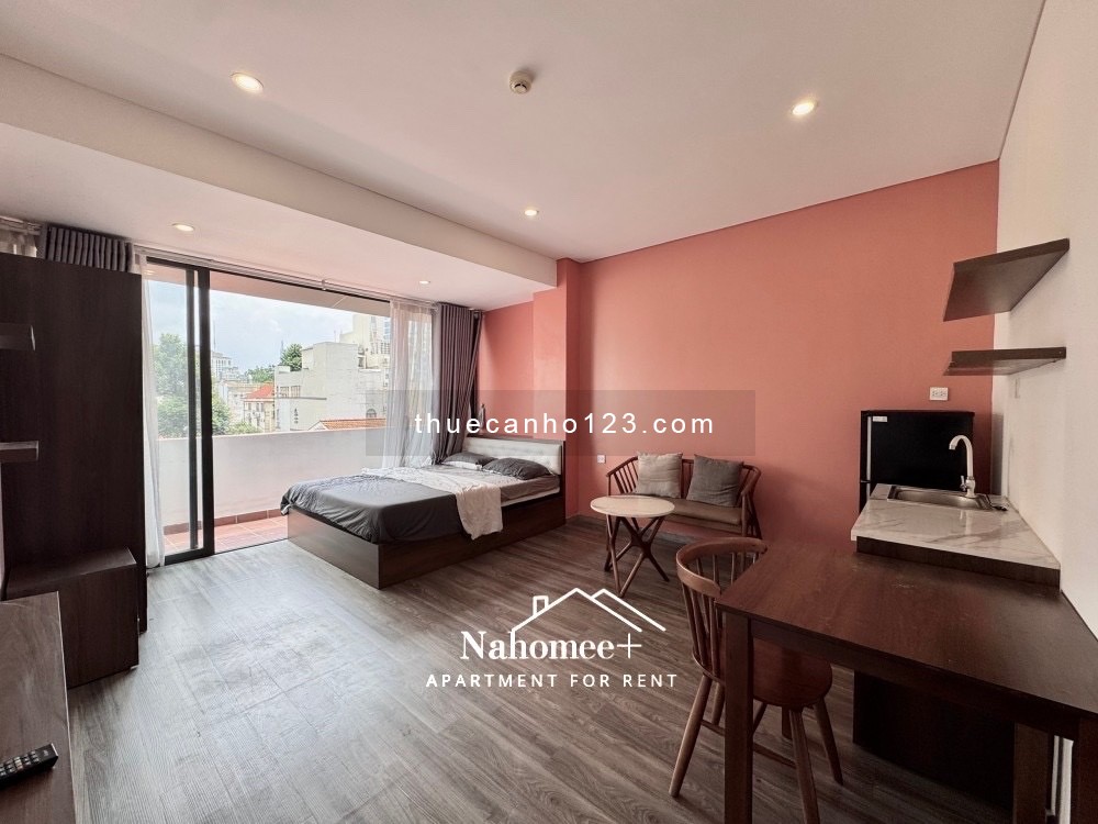 Căn hộ balcon/cửa sổ thoáng ngay Hồ Con Rùa, Võ Văn Tần - trung tâm Q3