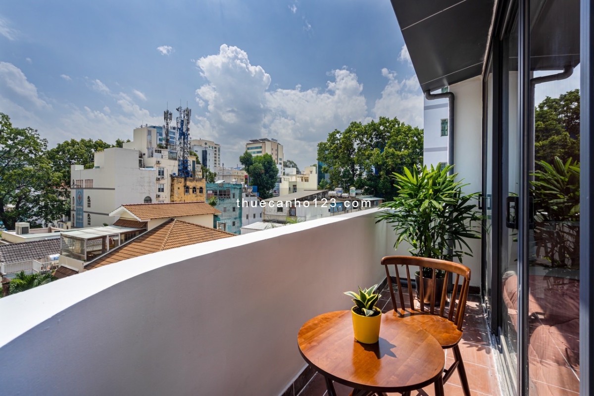 Căn hộ balcon/cửa sổ thoáng ngay Hồ Con Rùa, Võ Văn Tần - trung tâm Q3