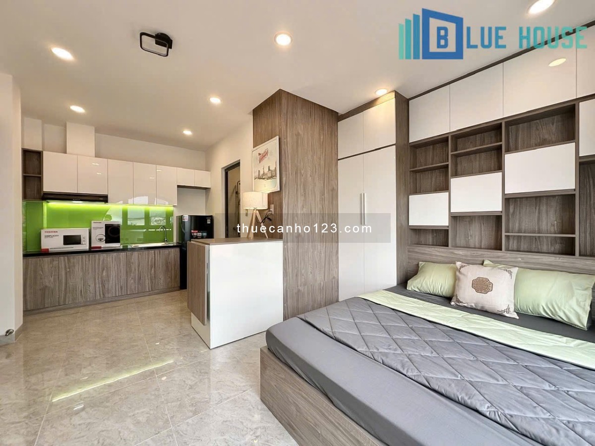Studio full nội thất, cửa sổ lớn thoáng mát – gần sân bay Tân Sơn Nhất & CV Hoàng Văn Thụ