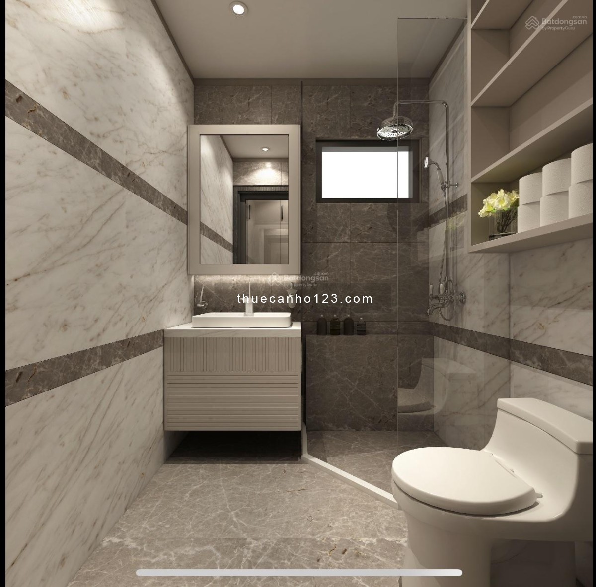 Cho thuê căn hộ Moonlight Park View, Số 7 An Lạc, 67m2, 2PN giá 9 triệu/th