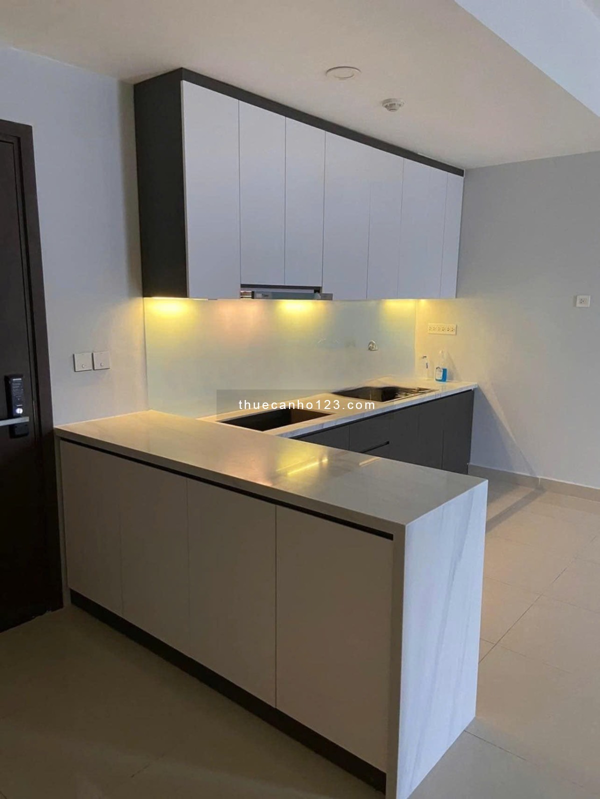 chung cư Hà Đô, Nguyễn Văn Công, Gò Vấp: 80m2, 2p ngủ, 12tr/th, Nội thất mới