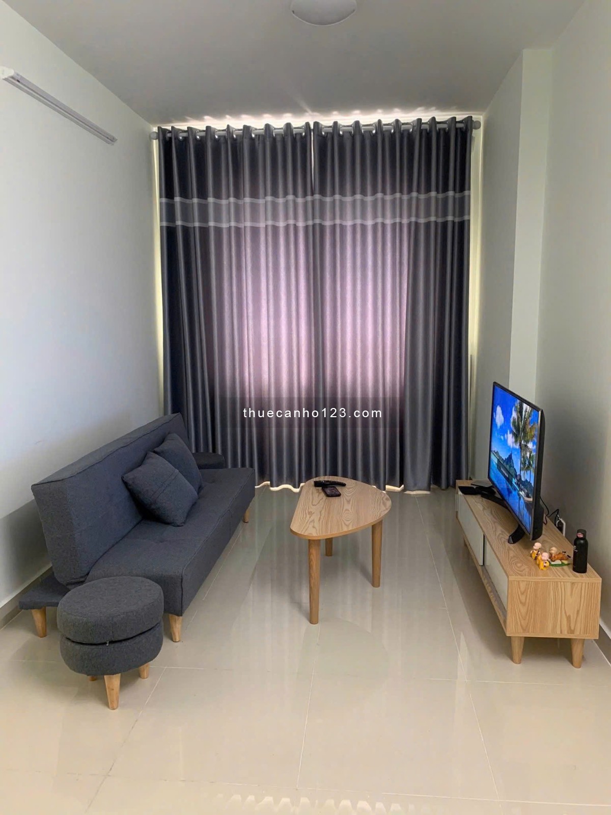 Chung cư Screc, Trường Sa, Q3: Giá 10.5tr/th, 55m2 - 1p ngủ, NT