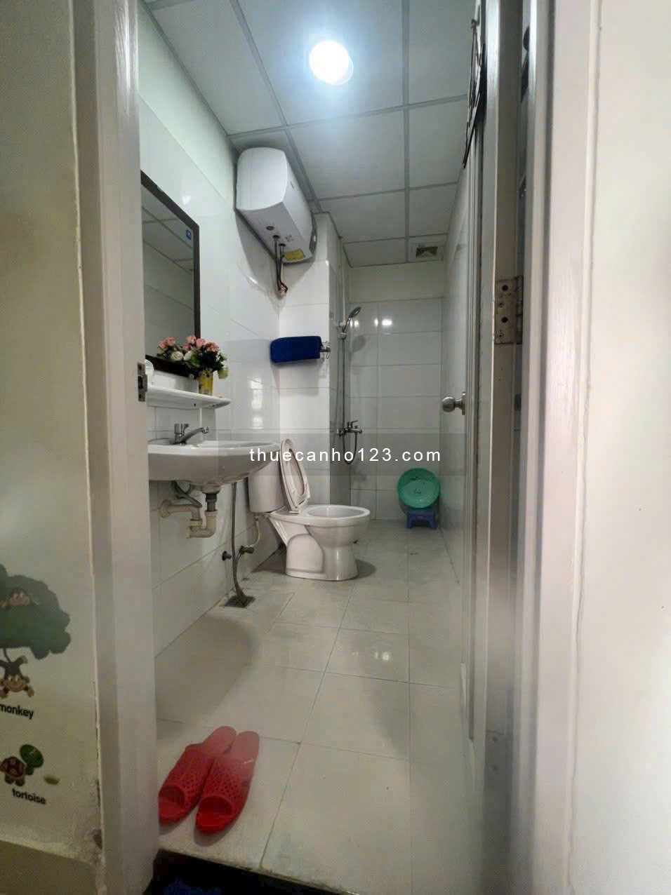 Chung cư Screc, Trường Sa, Q3: Giá 10.5tr/th, 55m2 - 1p ngủ, NT