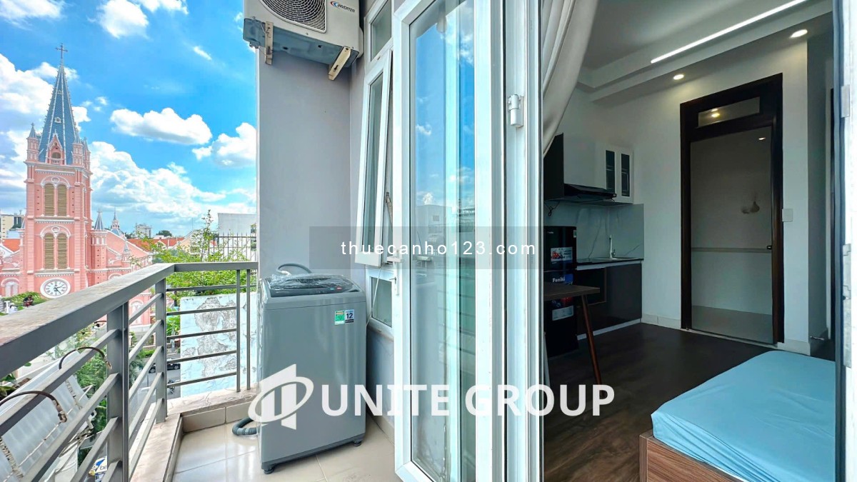 Đinh Công Tráng quận 1 - Studio ban công gần ngay chợ Tân Định, cv Lê Văn Tám, Đh UEH, Đh Mở,...