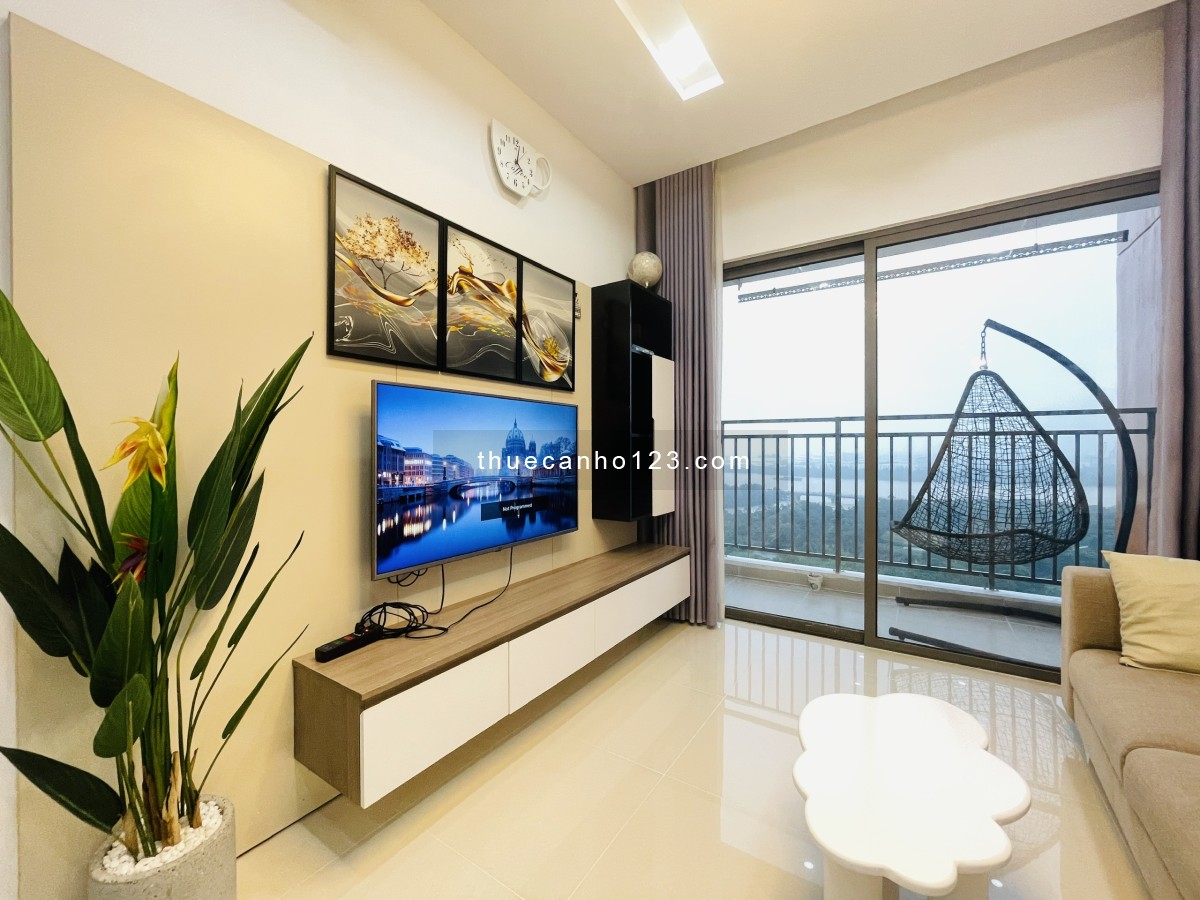 Cho thuê căn hộ 2PN, 76m2, Nhà đẹp, View Sông Thoáng Mát Cả Ngày tại The Sun Avenue Quận2