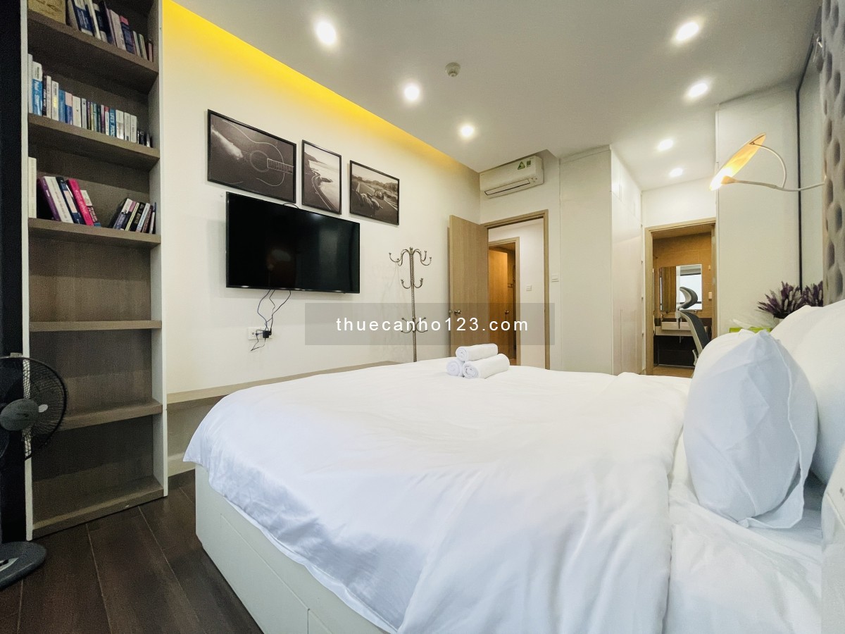 Cho thuê căn hộ 2PN, 76m2, Nhà đẹp, View Sông Thoáng Mát Cả Ngày tại The Sun Avenue Quận2
