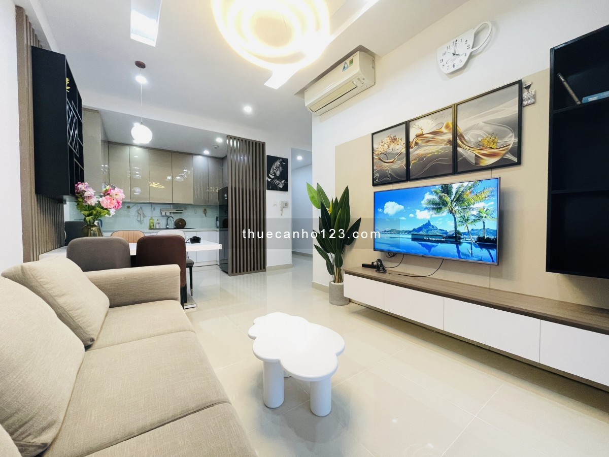 Cho thuê căn hộ 2PN, 76m2, Nhà đẹp, View Sông Thoáng Mát Cả Ngày tại The Sun Avenue Quận2