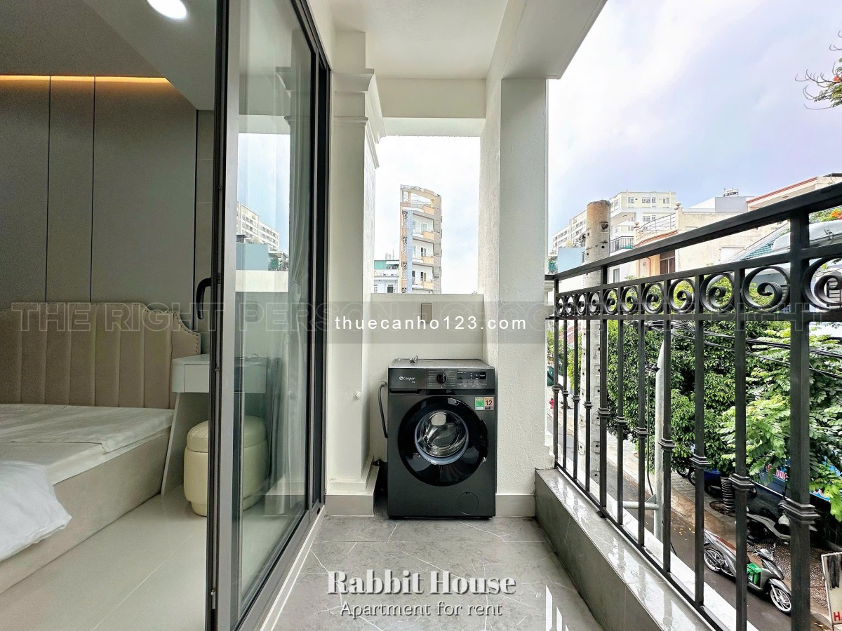 Cho thuê căn hộ Bình Thạnh, 1PN full nội thất, 30m², ban công, thang máy, giặt riêng, ngay Ung Văn K