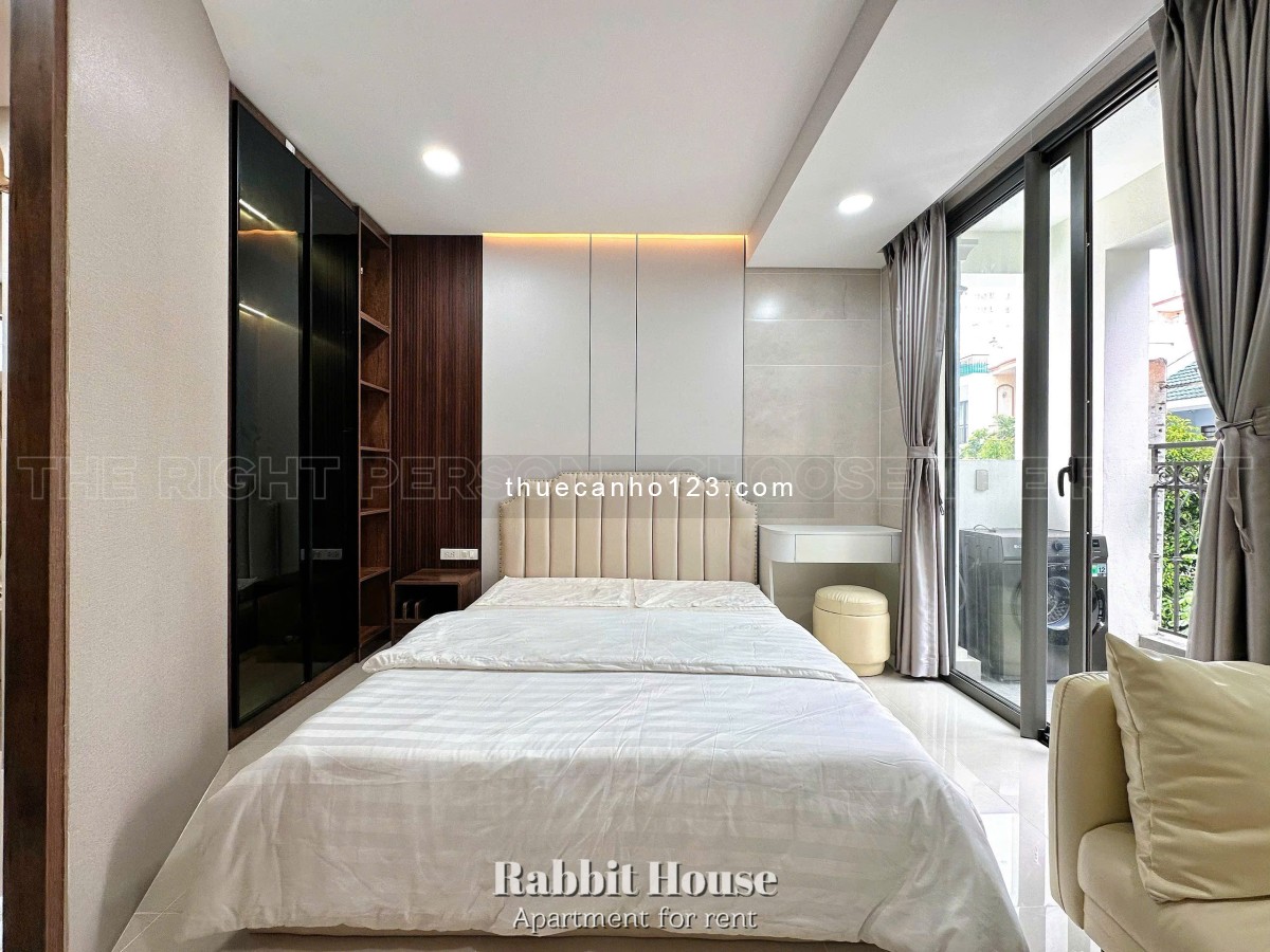 Cho thuê căn hộ Bình Thạnh, 1PN full nội thất, 30m², ban công, thang máy, giặt riêng, ngay Ung Văn K