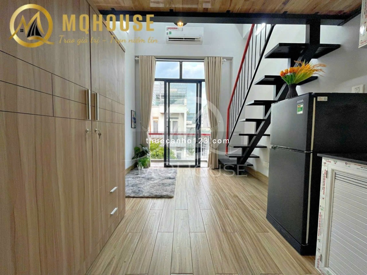 Cho thuê Phòng Duplex Ngô Bệ – Tân Bình Full Nội Thất, Máy Giặc Riêng, Ban Công Rộng