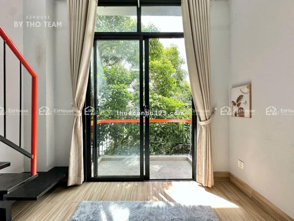 Cho thuê Phòng Duplex Ngô Bệ – Tân Bình Full Nội Thất, Máy Giặc Riêng, Ban Công Rộng