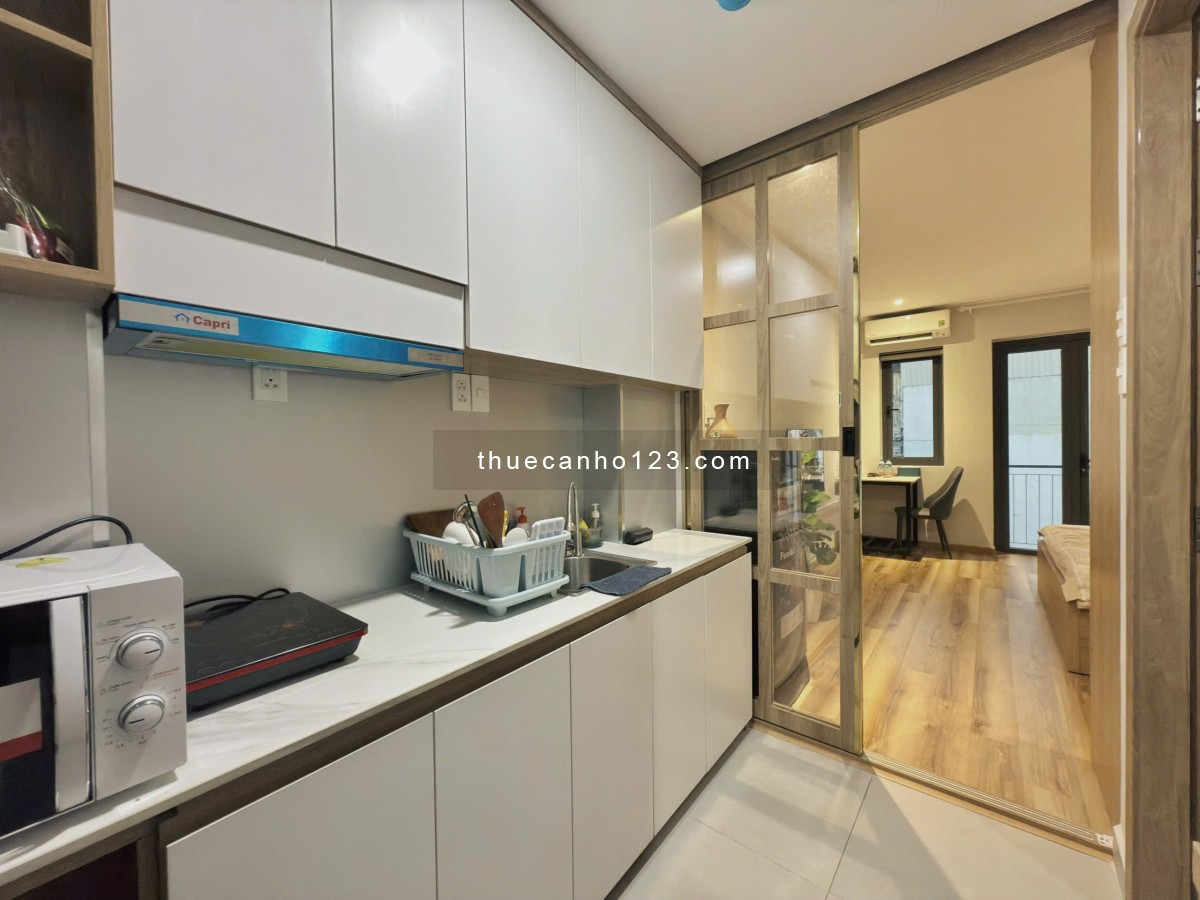 Căn Hộ Studio Tách Bếp 40m2_Balcony_Máy Giặt Riêng_Gần Bùi Viện, Đh Văn Lang