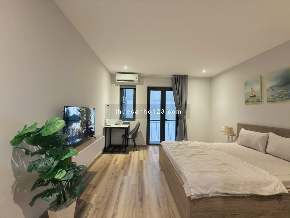 Căn Hộ Studio Tách Bếp 40m2_Balcony_Máy Giặt Riêng_Gần Bùi Viện, Đh Văn Lang