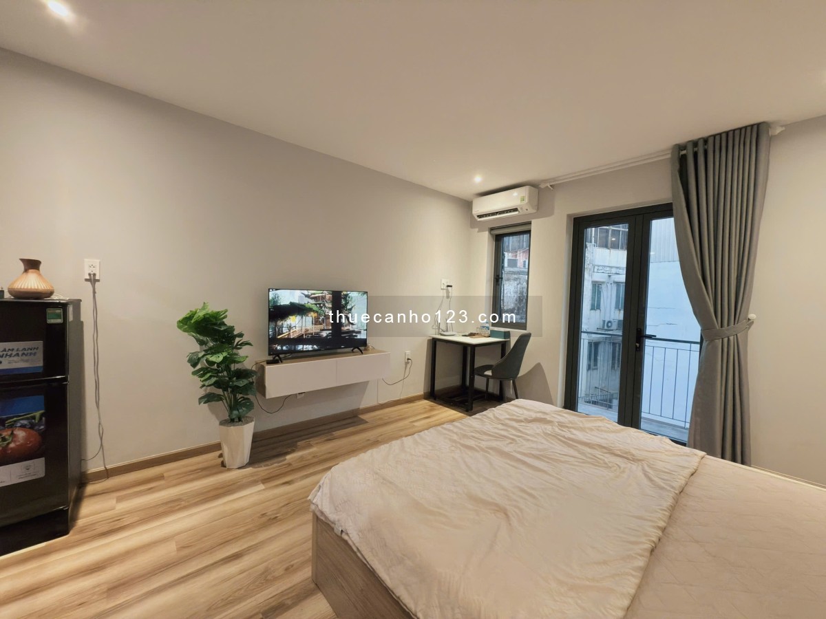 Căn Hộ Studio Tách Bếp 40m2_Balcony_Máy Giặt Riêng_Gần Bùi Viện, Đh Văn Lang
