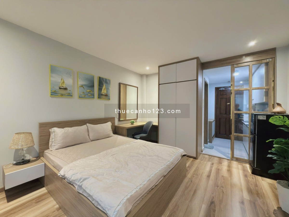 Căn Hộ Studio Tách Bếp 40m2_Balcony_Máy Giặt Riêng_Gần Bùi Viện, Đh Văn Lang