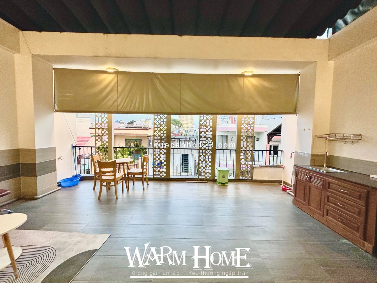 Cho thuê penthouse 2PN 75m2_Thang Máy_Full Nội Thất_Bảo Vệ 24/24_Gần Co.opmart Nhiêu Lộc_Sân Bay