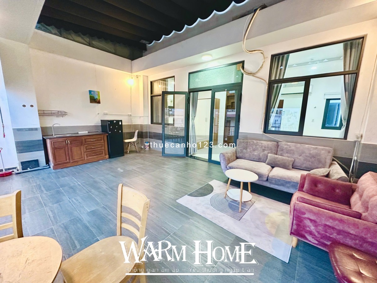 Cho thuê penthouse 2PN 75m2_Thang Máy_Full Nội Thất_Bảo Vệ 24/24_Gần Co.opmart Nhiêu Lộc_Sân Bay