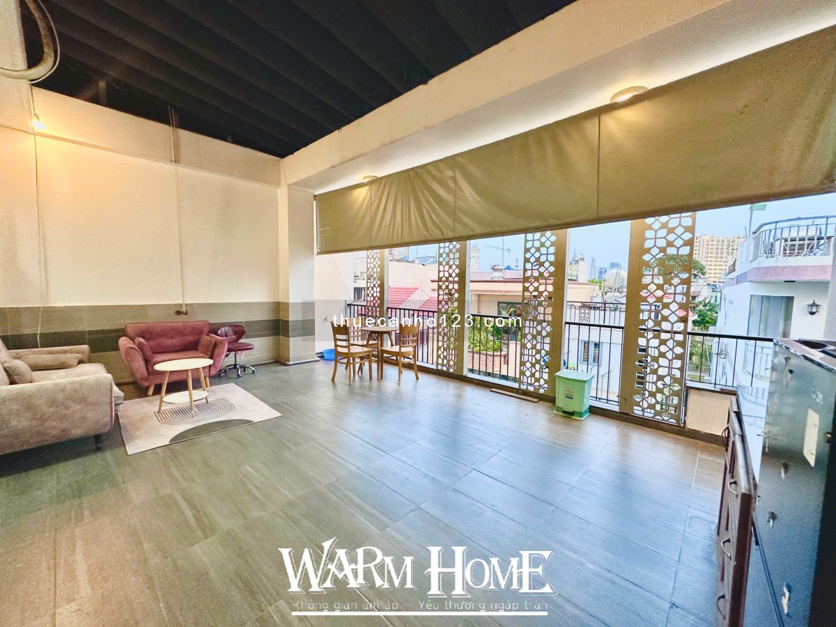 Cho thuê penthouse 2PN 75m2_Thang Máy_Full Nội Thất_Bảo Vệ 24/24_Gần Co.opmart Nhiêu Lộc_Sân Bay