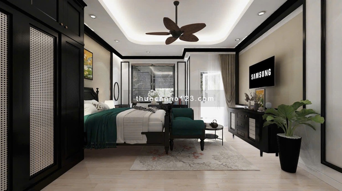 Cho thuê căn hộ cao cấp 1PN 50m2_Nhà mới_Máy Giặt Riêng_Gần Sân Bay_Co.opmart Nhiêu Lộc