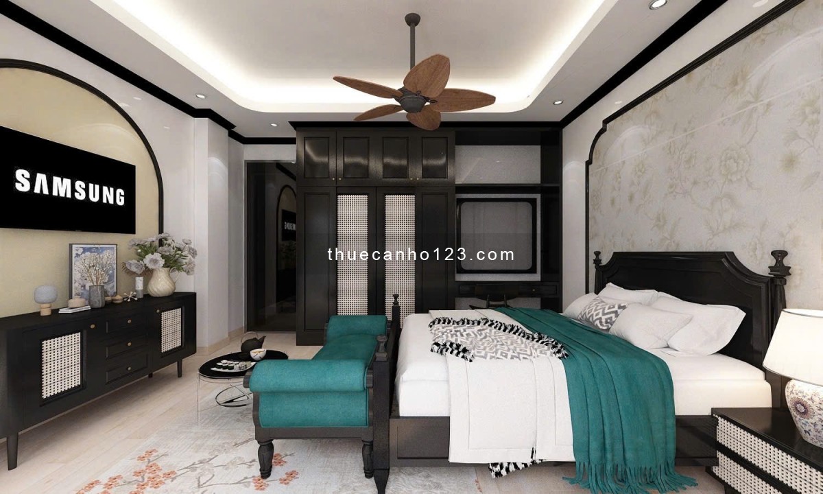 Cho thuê căn hộ cao cấp 1PN 50m2_Nhà mới_Máy Giặt Riêng_Gần Sân Bay_Co.opmart Nhiêu Lộc